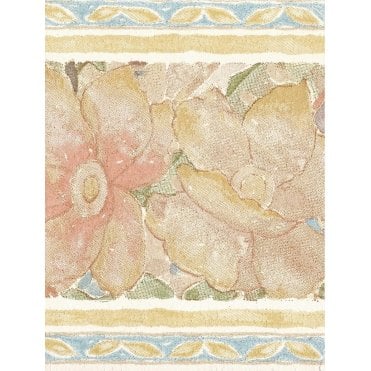 Jemima Abstract Floral Pastels 10 Metre Border Border by John Wilman 524342