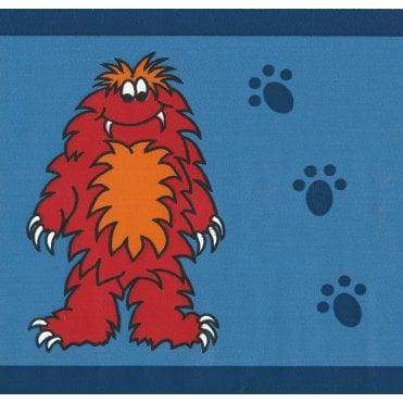 Kids Monsters Navy / Multi Wallpaper Border
