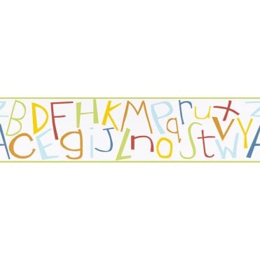 Kids Party Self Adhesive ABC Bright Border by AS Creation 8966-12