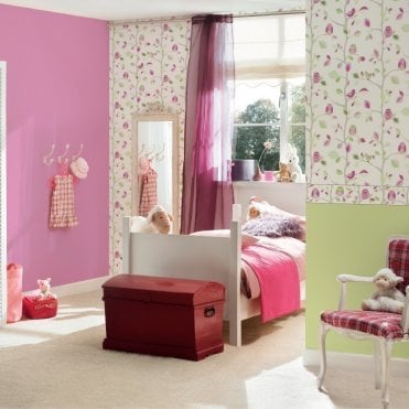 Kids Party Self Adhesive White / Pink Owls Border by AS Creation 8955-16