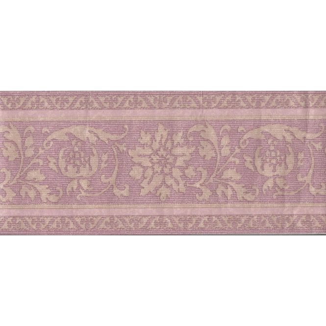 Kieran Pink Stencil 10 Metre Border by House Beautiful 515722