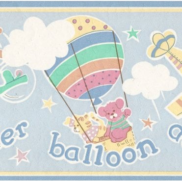 Landing Blue 10 Metre Border by Coloroll 209454
