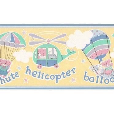 Landing Yellow 10 Metre Border by Coloroll 209461