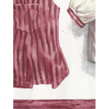 Imperial Close Up | Laundry Red / Blue Border Wallpaper Border AEB2253