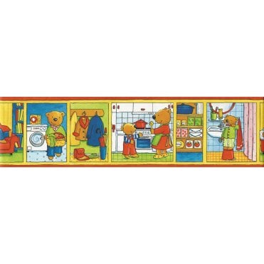 Little Bear Family Multi Border by Rasch 259704