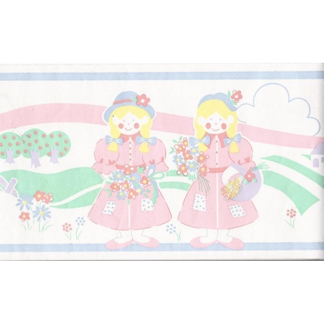 Little Bo Peep Kids Kapers Border by Crown 18443