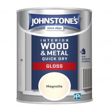 Magnolia Quick Dry Gloss - Johnstones Interior Wood & Metal Paint