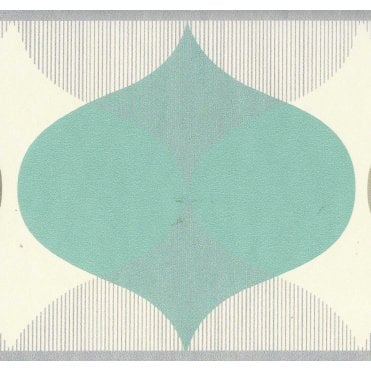 Mambo Teal Droplet Self Adhesive Border by Holden 22060