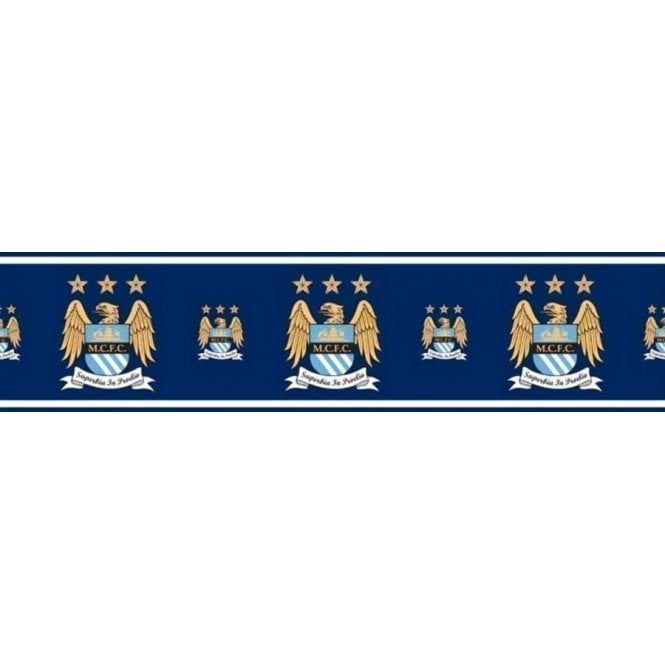 Manchester City FC Wall Border BO1-CIT-CRES12