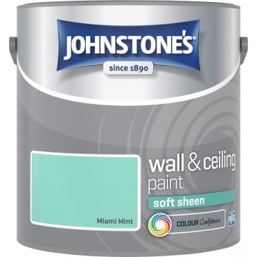 Miami Mint Sheen Johnstones Paint Paint Can