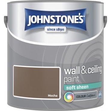 Mocha Sheen Johnstones Paint Paint Can