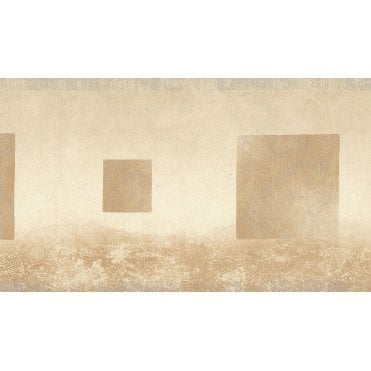 Modern Ombre Square Motif Yellow / Silver 10 Metre Border by Brandenburger 308-1