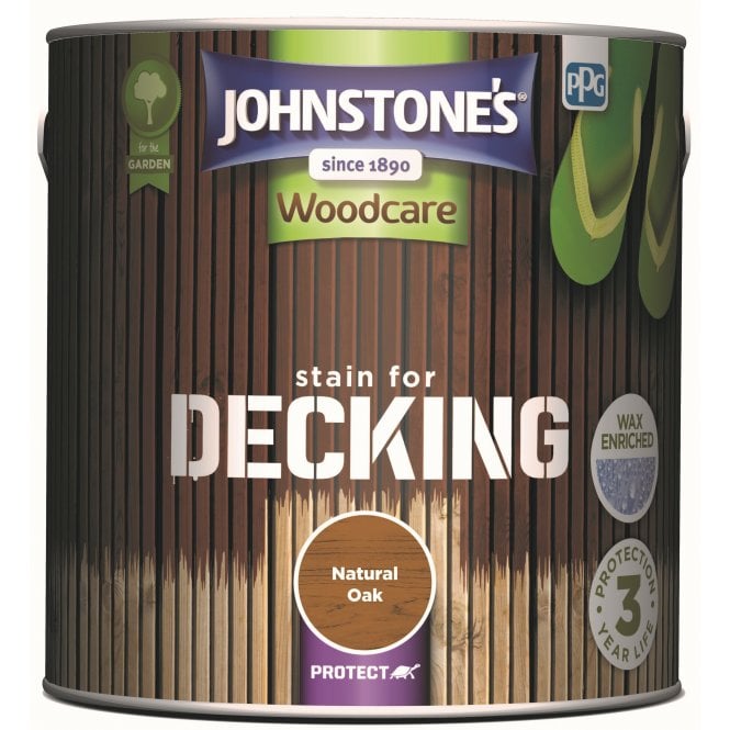 Natural Oak - Johnstone's Stain For Decking