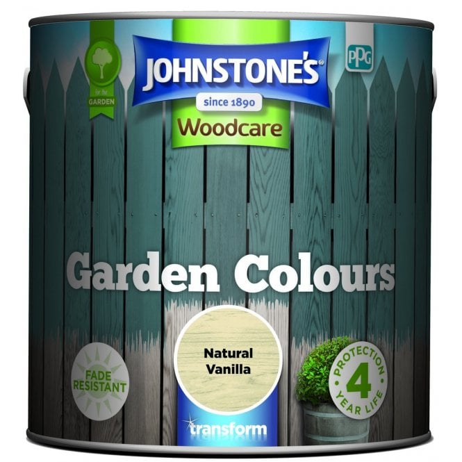Natural Vanilla Garden Colours Paint - Johnstone's Woodcare
