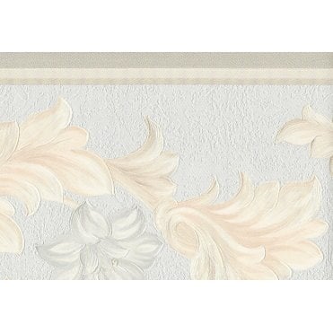 Neapolis 3 Silk Acanthus Scroll Blue 10 Metre Border by Galerie 00308