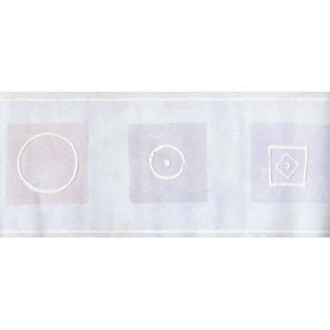 Network Square Lilac Border by Crown 42998