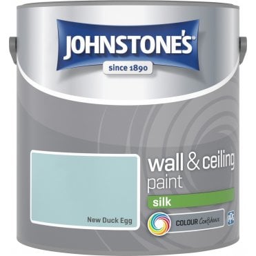 New Duck Egg Silk Johnstones Paint Can