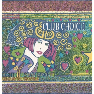 Nouveau Lyrics Blue / Multi 10 Metre Border by Coloroll 200437