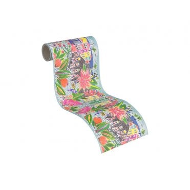 Oilily Home Multi Coloured City Border By AS Creation 96130-1