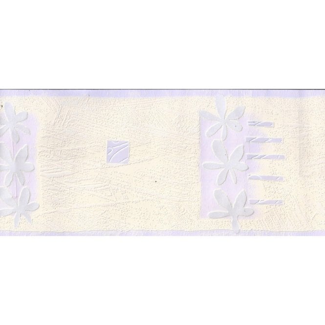 Olivia Daisy Lilac / Cream Border By Graham & Brown 94048