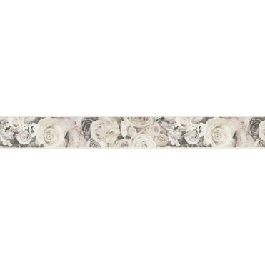 Only Border Romantic Roses Narrow Self Adhesive Border by AS Creation 39043-2