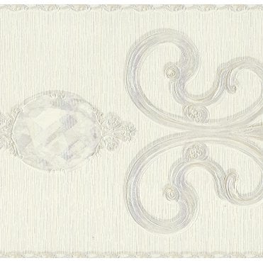 Only Borders 10 Jewel Ivory Self Adhesive Border 36916-2