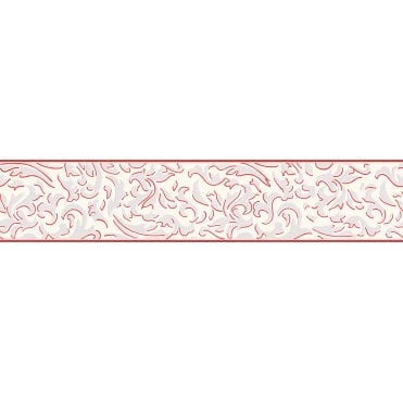 Only Borders 9 Red / Grey Border By AS Creation 96207-1