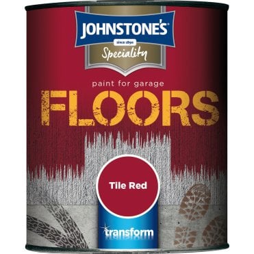 Paint For Garage Floors Tile Red - Johnstone's Speciality Paint