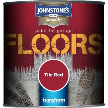 Paint For Garage Floors Tile Red - Johnstone's Speciality Paint