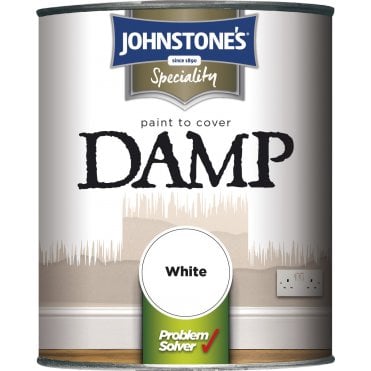 Paint To Cover Damp White - Johnstone's Speciality Paint