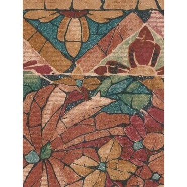 Palace Gardens Mosaic Floral Terracotta 10 Metre Border By Fine Decor WWB428