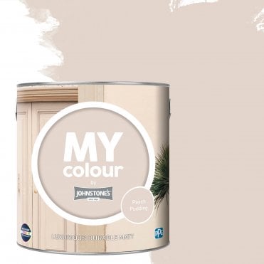 MY Colour | Peach Pudding Durable Matt Emulstion Paint 2.5L Colour | Johnstone's Paint from PPG