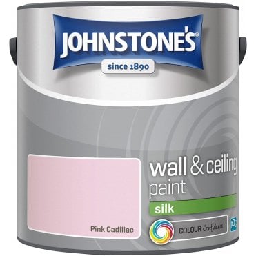 Pink Cadillac Silk Emulsion - Johnstones Wall and Ceiling Paint