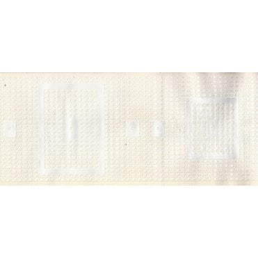 Pixel Cream Textured Border By Crown 42936