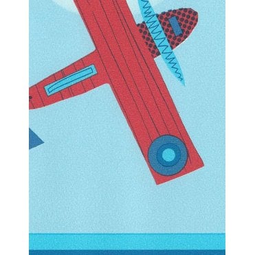 Planes Blue Border by Decorline DLB50086