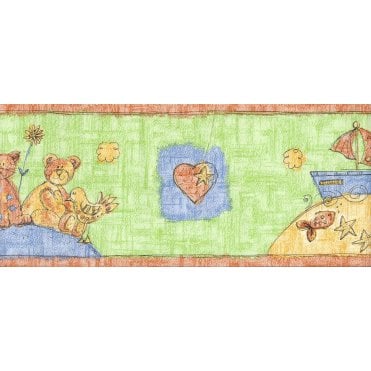 Playaway Green Border by Wilson Wilcox 1439/42