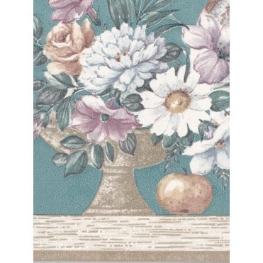 Pot Pourri Green Vinyl Border by Coloroll 265559