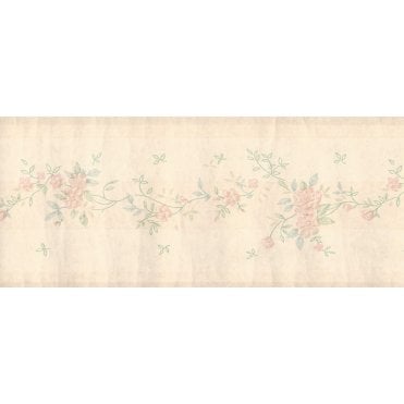 Pretty Floral Cream / Pink 10 Metre Border By Primrose 702 Return to Products Edit Product
