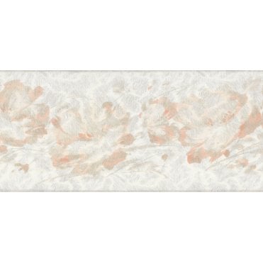 Rebecca Peach Watercolour Bloom Silk Border by Venilia 56296837