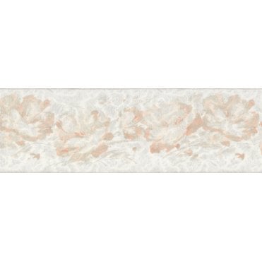 Rebecca Peach Watercolour Bloom Silk Border by Venilia 56296837