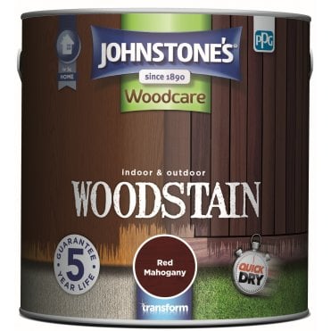 Red Mahogany Satin - Johnstone's Indoor & Outdoor Woodstain 2.5L