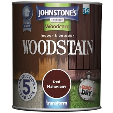 Red Mahogany Satin - Johnstone's Indoor & Outdoor Woodstain 750ml