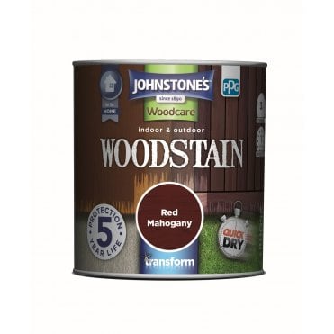 Red Mahogany Satin - Johnstone's Indoor & Outdoor Woodstain 250ml
