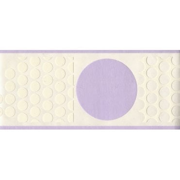 Retro Blocks & Circles Cream / Lilac Textured Border by Fine Decor B0013