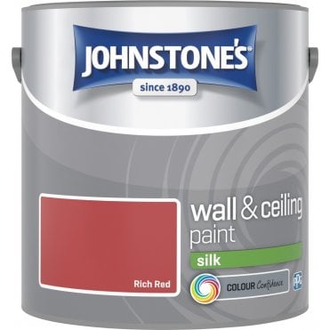 Rich Red Silk Johnstones Paint Can