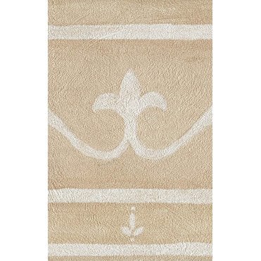 Salinas Scroll Beige / White 10 Metre Border by Ideco 63001