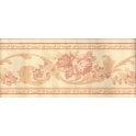 SAMPLE - Bowland Manor Floral Peach / Yellow Border By Surface Print Co 6663