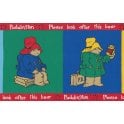 SAMPLE - Classic Paddington Bear Wallpaper Border by Country Decor TNT6151B