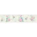 SAMPLE - Djooz Shabby Chic Green Floral Border AS Creation 35876-3