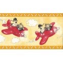 SAMPLE - Flying Wallace and Gromit Yellow 10 Metre Border ARB04